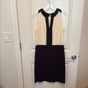 Banana Republic Cream Sheath Halter Midi Dress